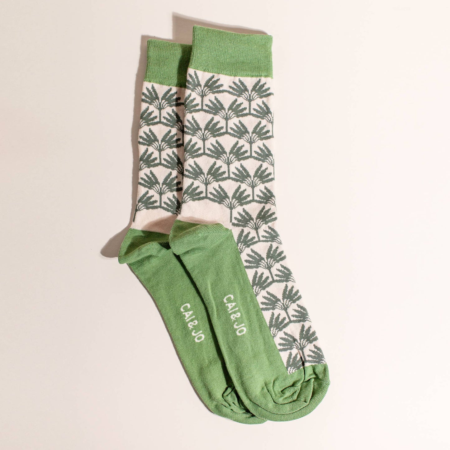 Cai & Jo Palm leaf socks | The Ivy Plant Studio