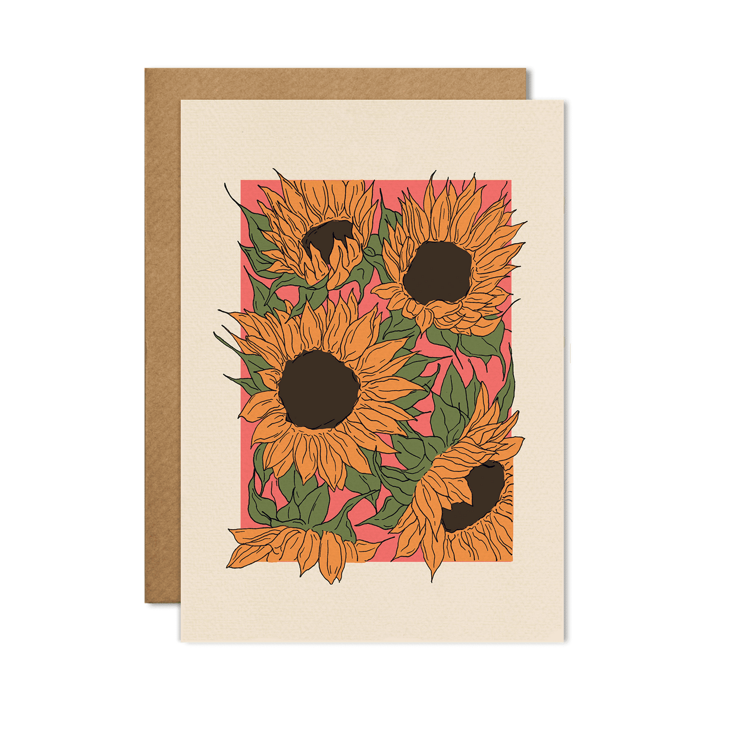 Cai & Jo Sunflower Card | The Ivy Plant Studio