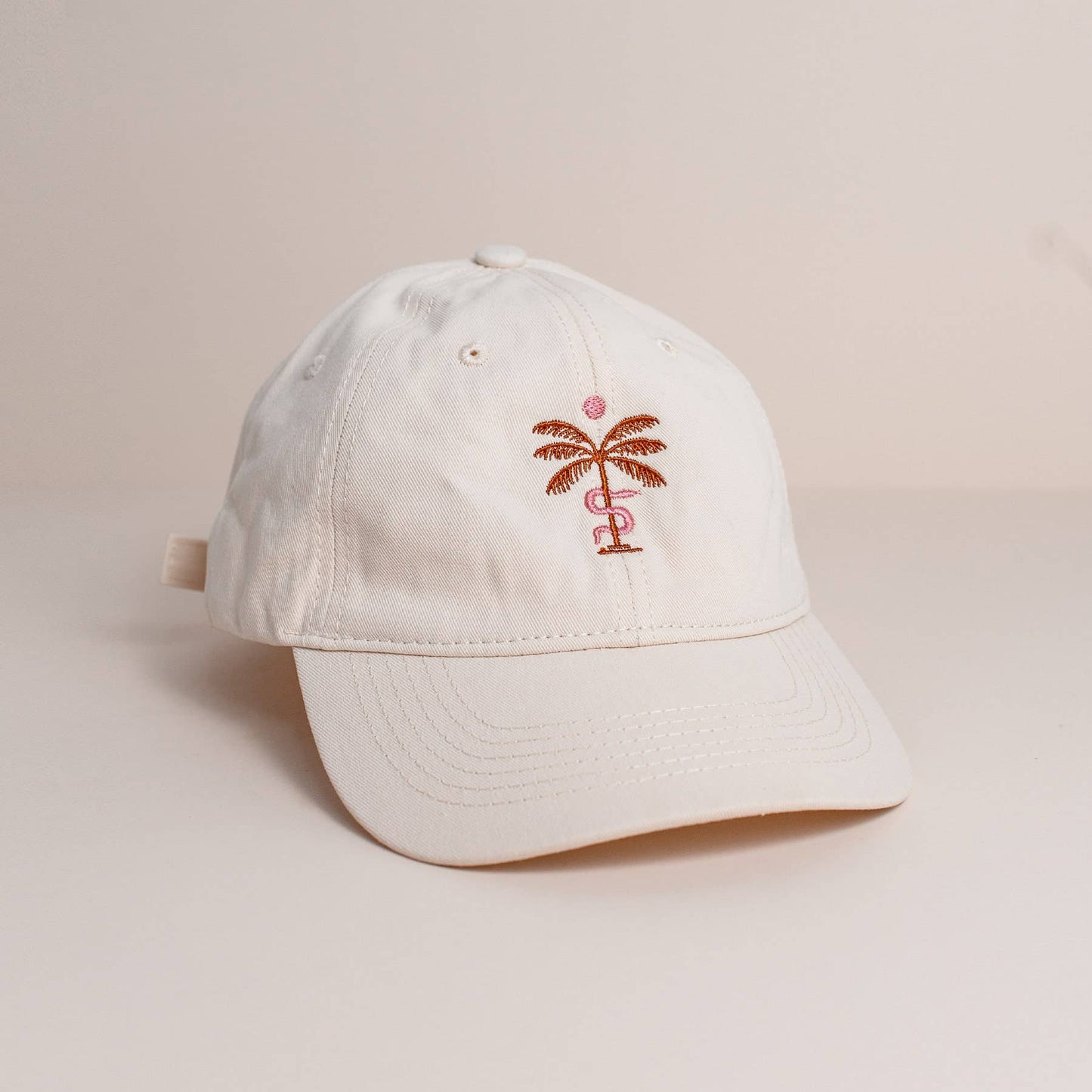 Cai & Jo Palm Embroidered Cap | The Ivy Plant Studio