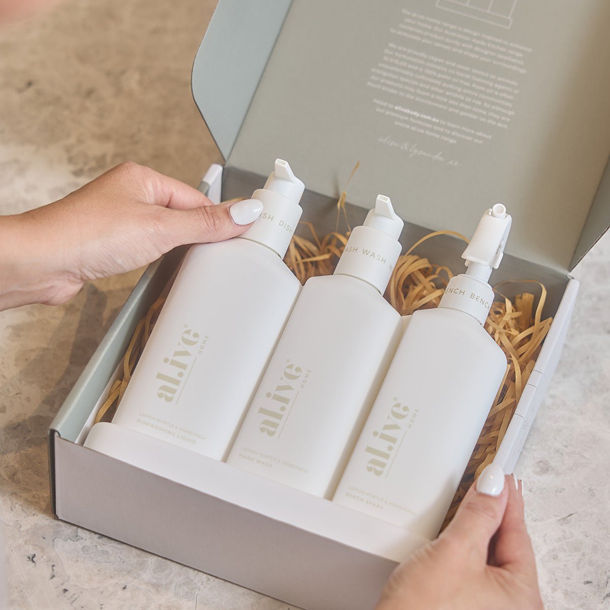 ALIVE BODY Kitchen Trio - Lemon Myrtle & Honeydew - The Ivy Plant Studio