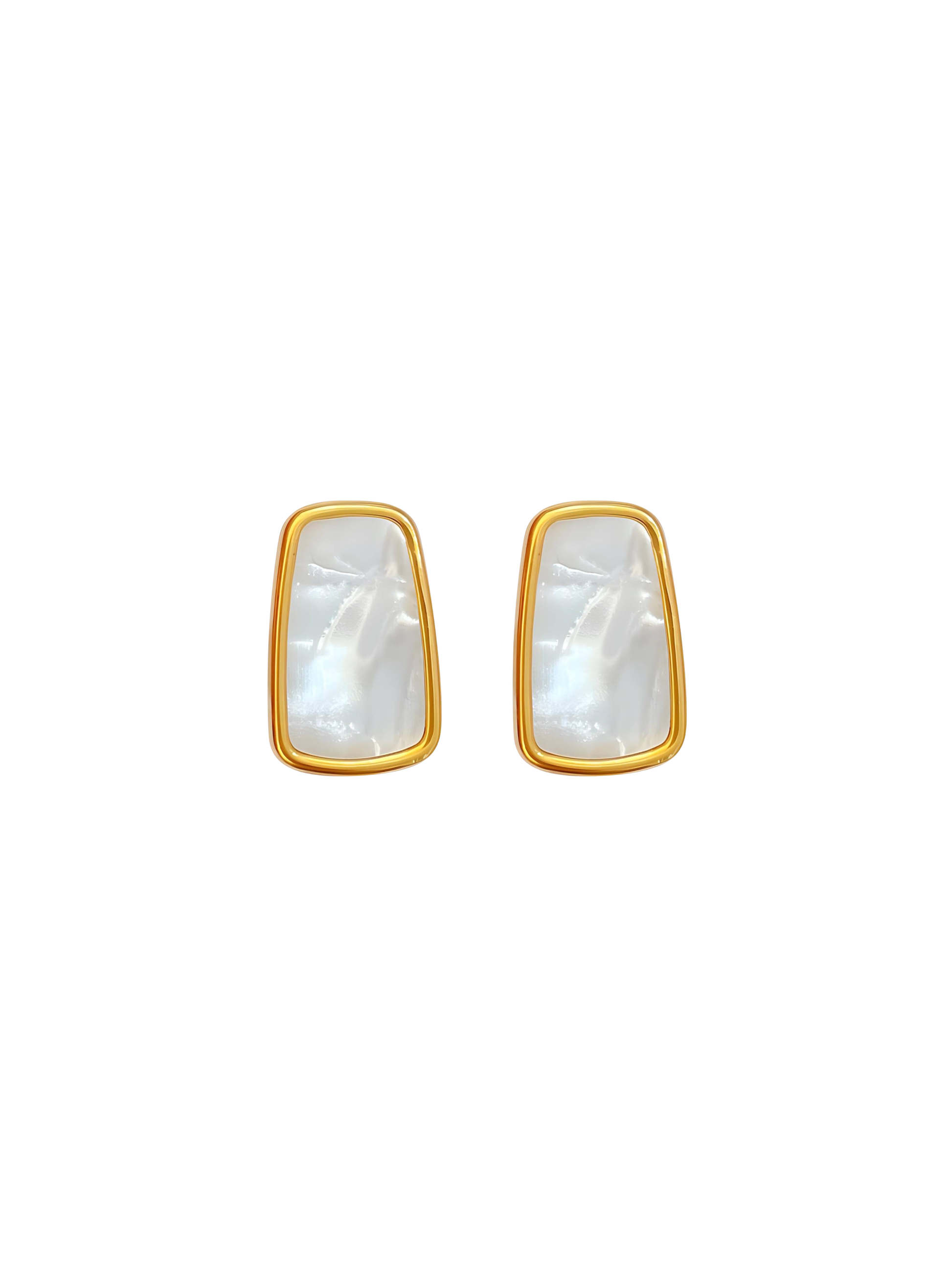 Alesi Jewellery Eve Gold Studs | The Ivy Plant Studio