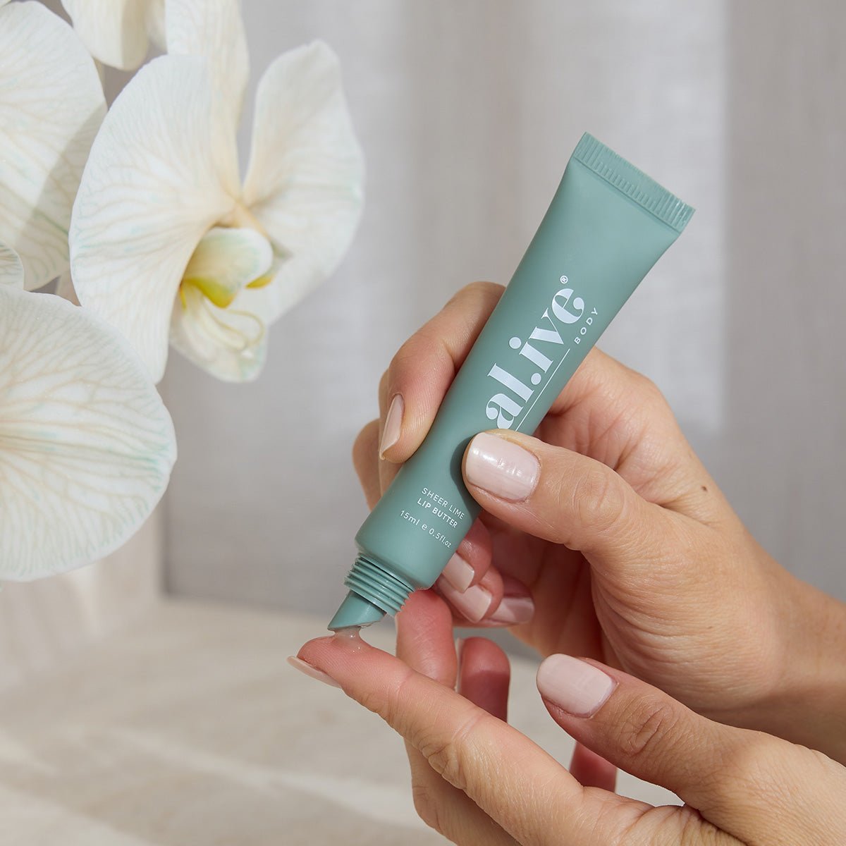 Alive Body Lip Butter - Sheer Lime | The Ivy Plant Studio
