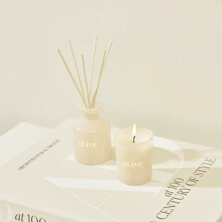 Alive Body Mini Soy Candle Bauble - Golden Wattle & Citrus | The Ivy Plant Studio