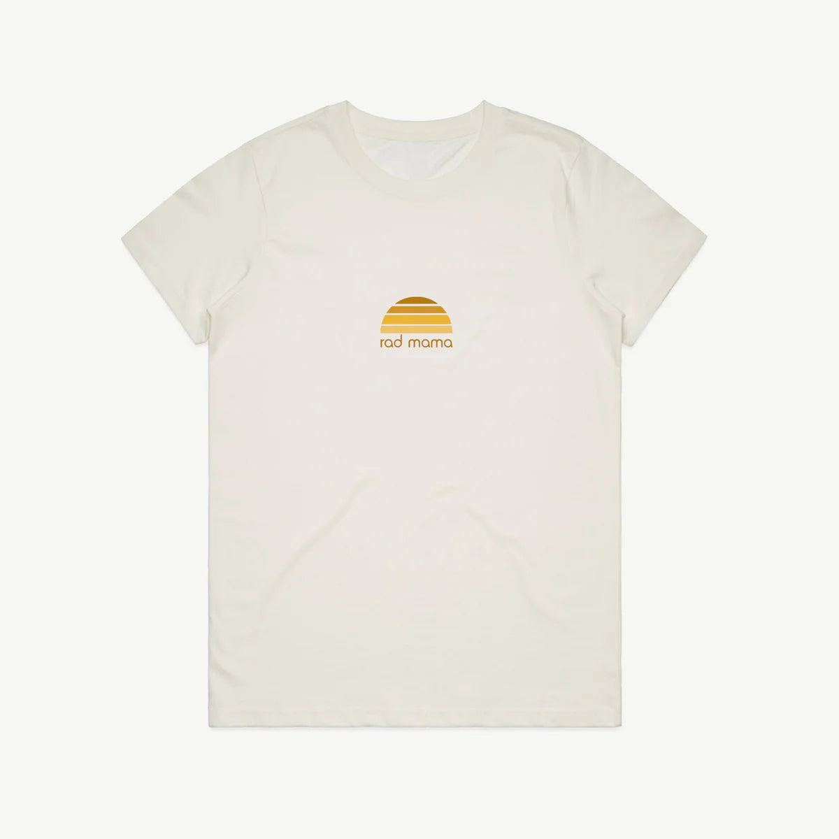 BANABAE RAD MAMA CLASSIC TEE IN ORGANIC COTTON - NATURAL | THE IVY PLANT STUDIO