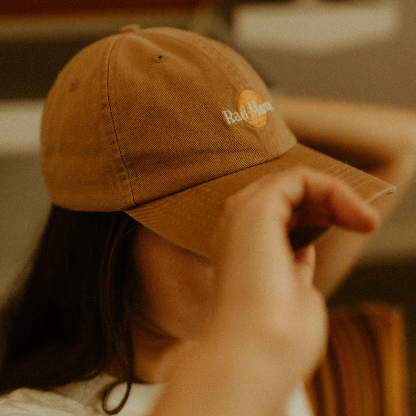 BANABAE RAD MAMA WASHED BASEBALL CAP - DESERT SAND | THE IVY PLANT STUDIO
