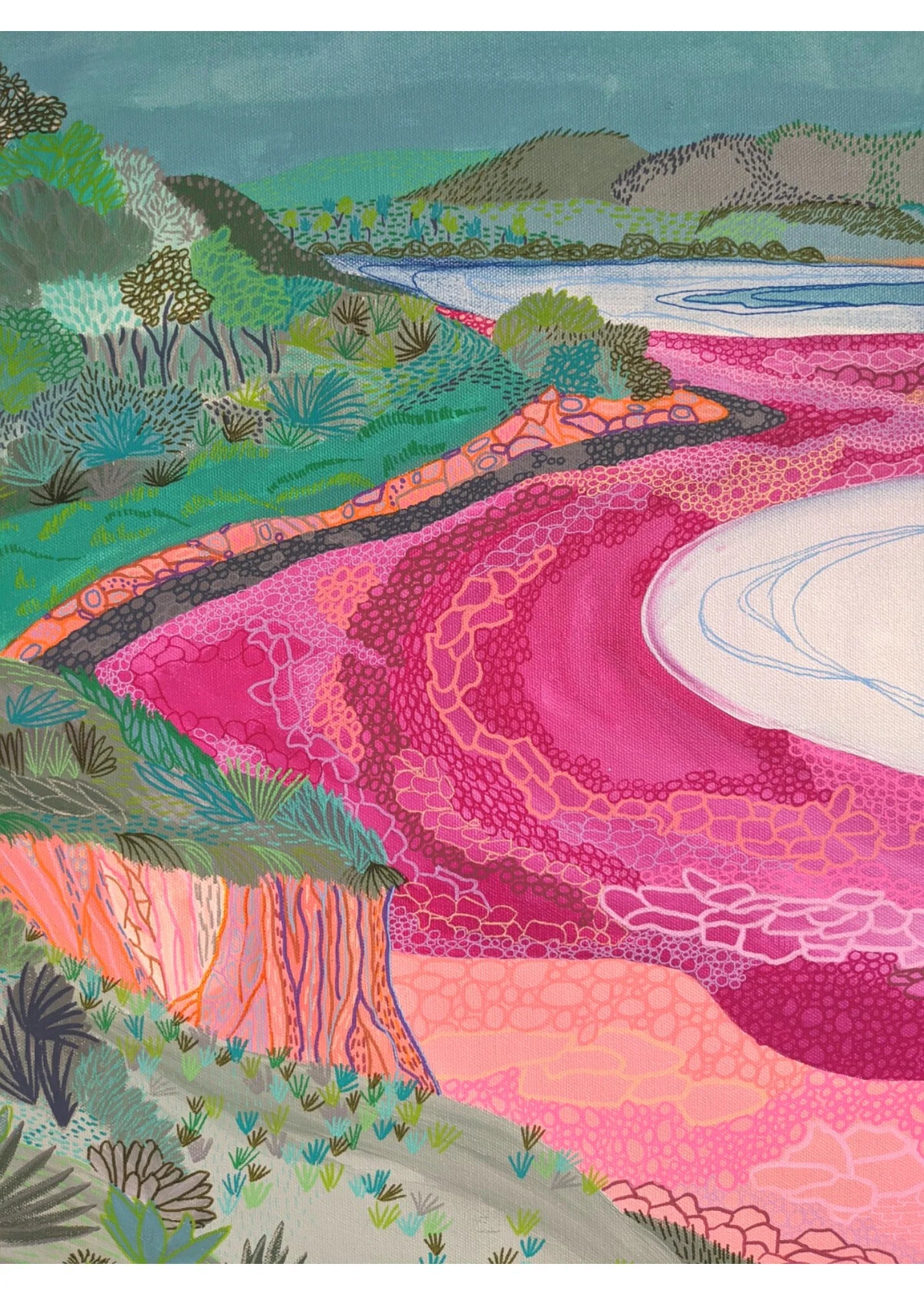 Carly Meade 'Churchill Island' Tea Towel| The Ivy Plant Studio