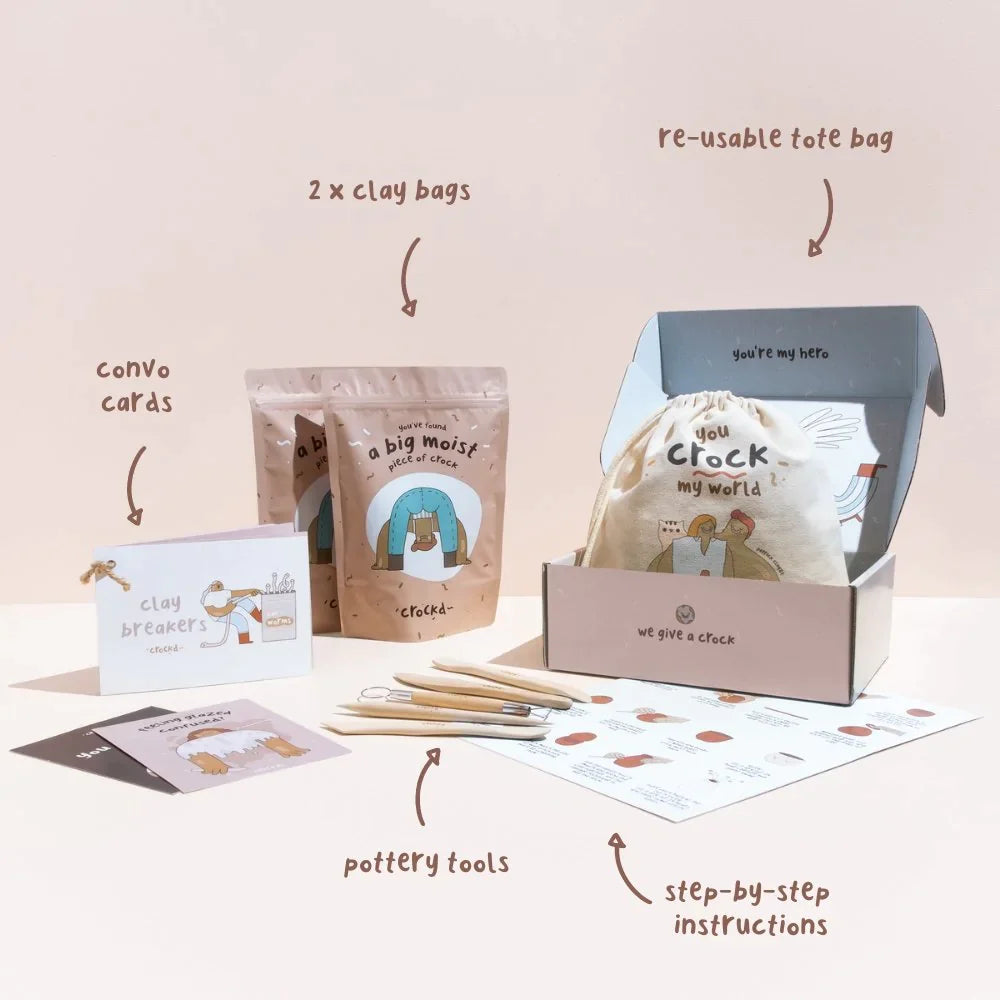 Crockd Pottery Kit | The Ivy Plant Studio