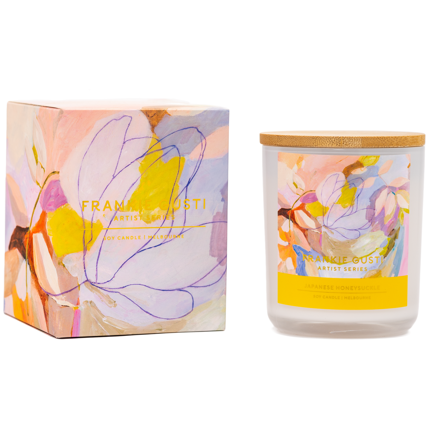 FRANKIE GUSTI JAPANESE HONEYSUCKLE CANDLE | JADE FISHER | THE IVY PLANT STUDIO