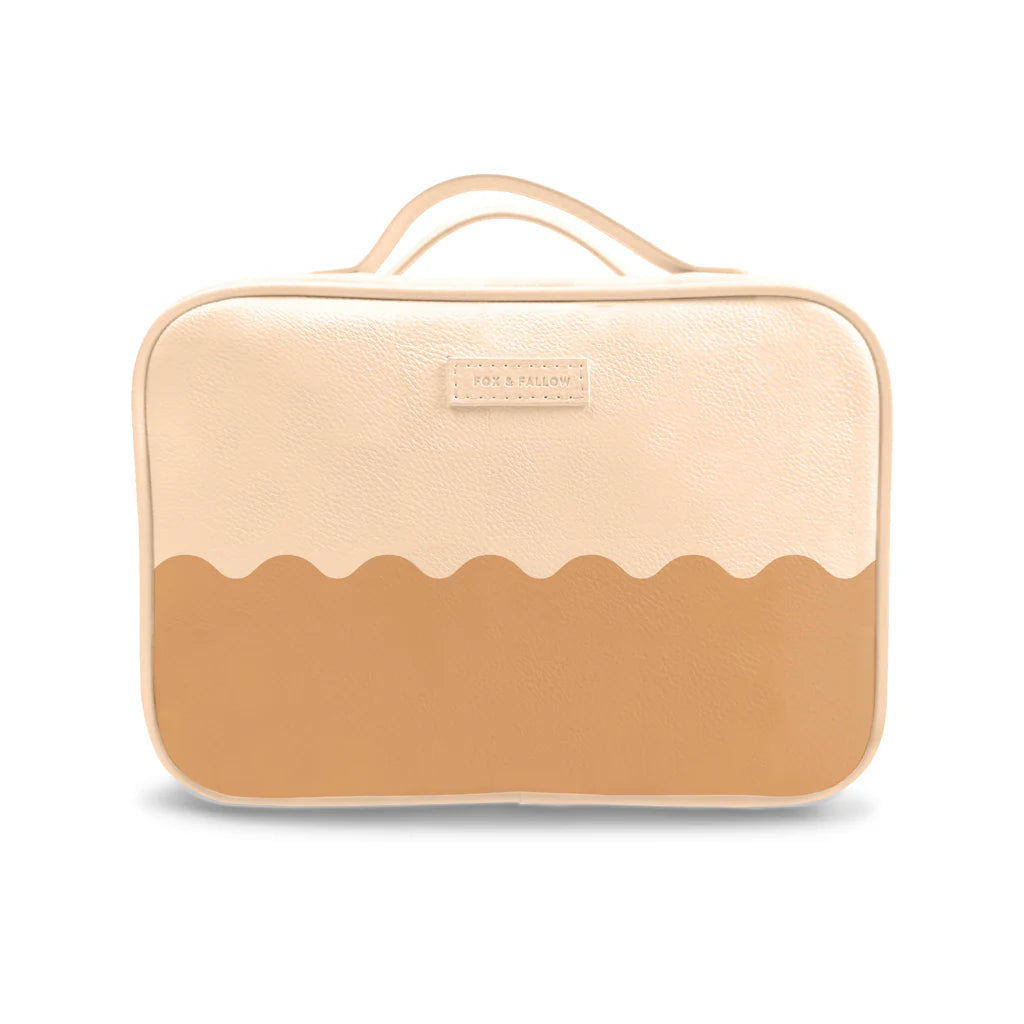 Fox & Fallow's Caramel Ripple Cosmetic Bag | The Ivy Plant Studio