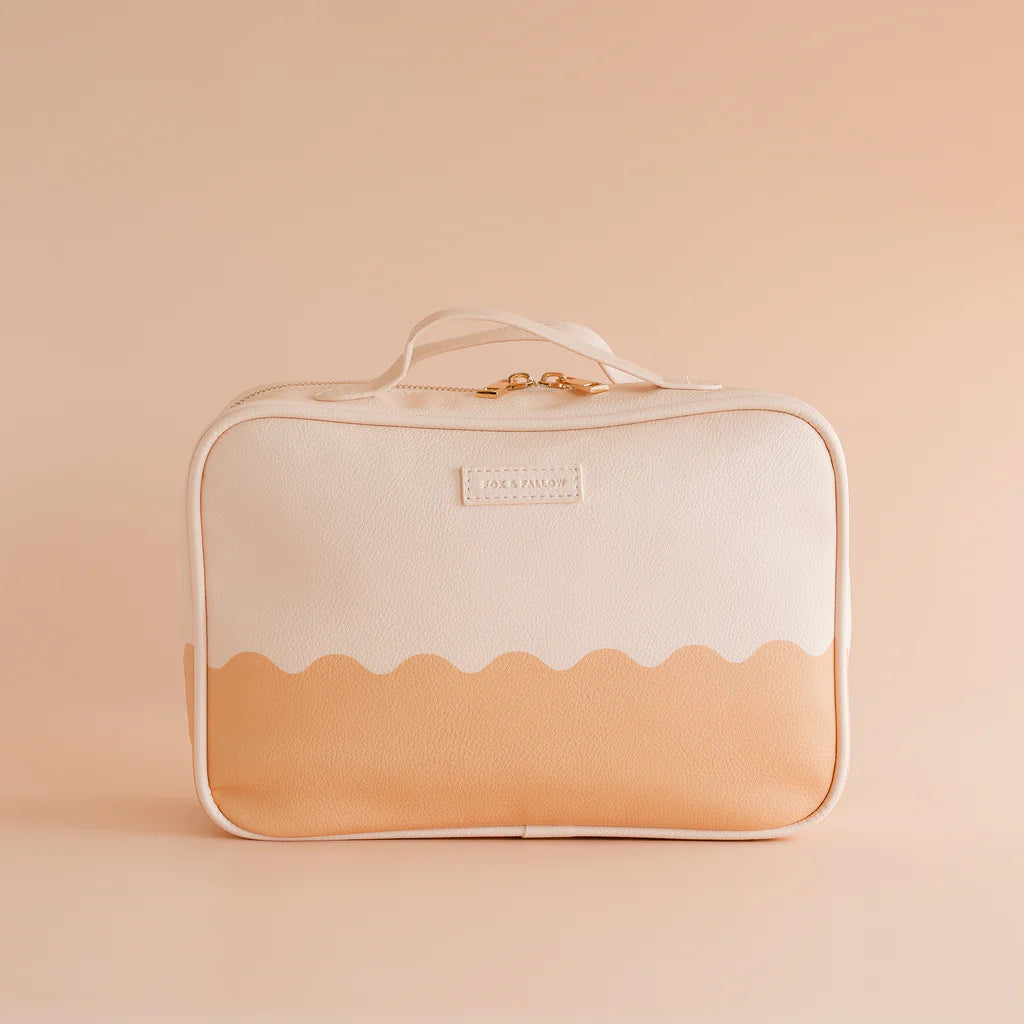 Fox & Fallow's Caramel Ripple Cosmetic Bag | The Ivy Plant Studio