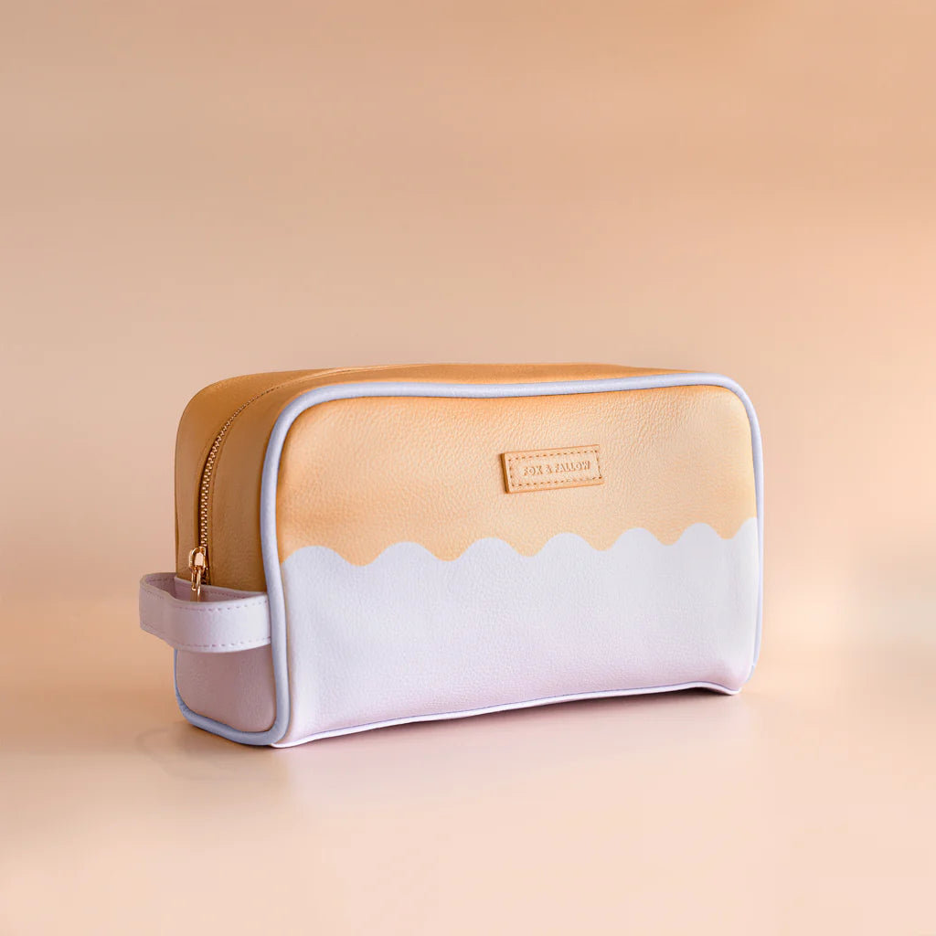 Fox & Fallow's Lilac Ripple Wash Bag | The Ivy Plant Studio