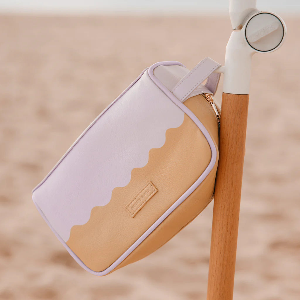 Fox & Fallow's Lilac Ripple Wash Bag | The Ivy Plant Studio
