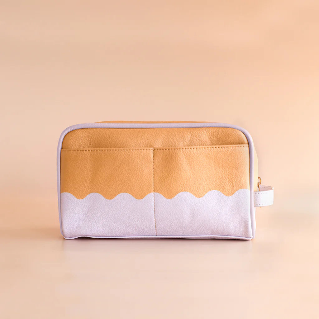 Fox & Fallow's Lilac Ripple Wash Bag | The Ivy Plant Studio