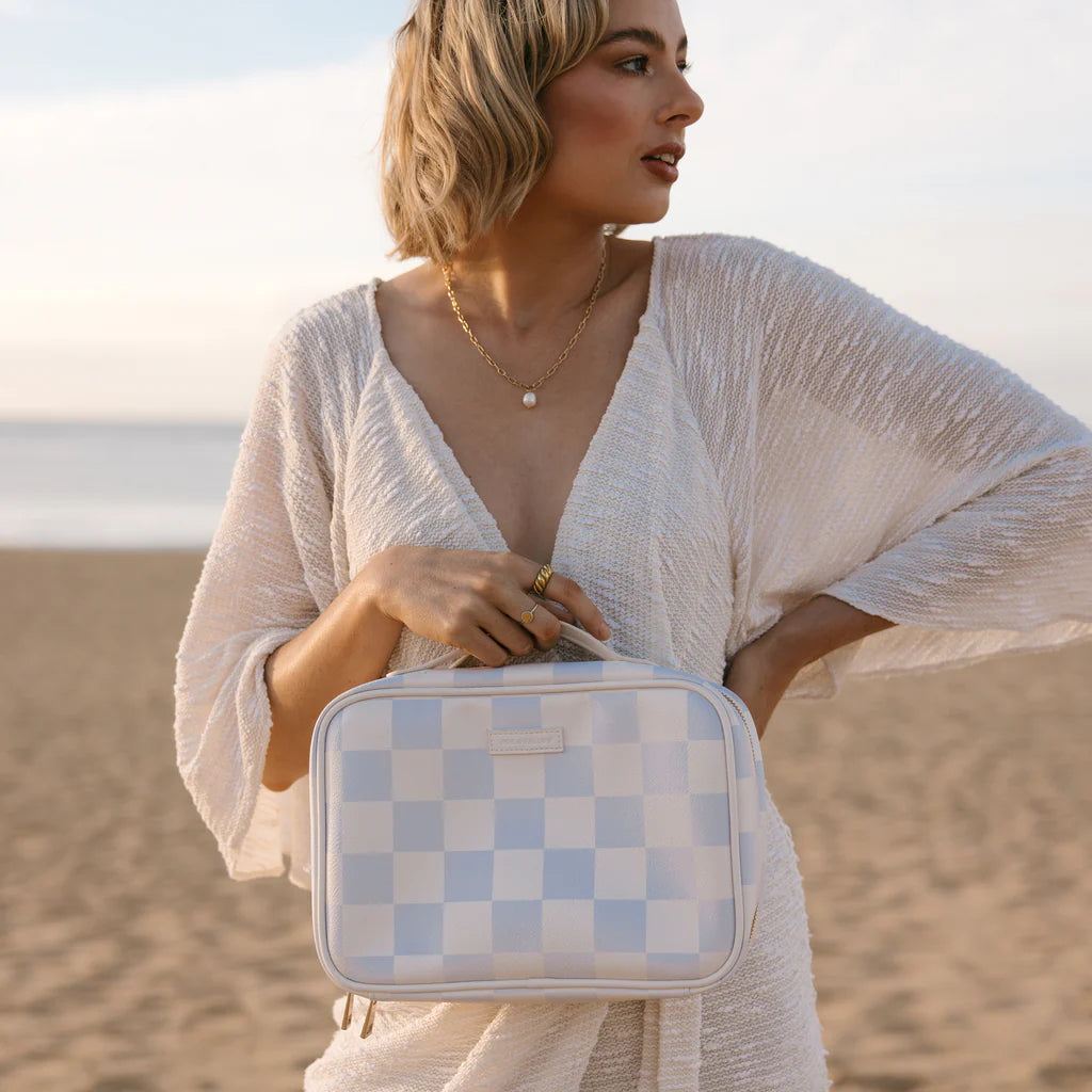 Fox & Fallow's Powder Check Cosmetic Bag | The Ivy Plant Studio
