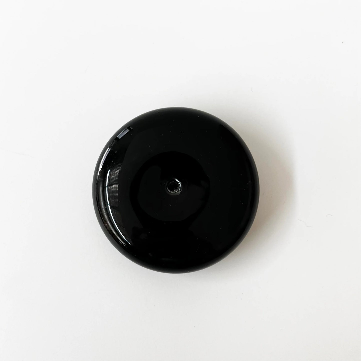 Gentle Habits Glass Vessel Incense Holder - Black | The Ivy Plant Studio