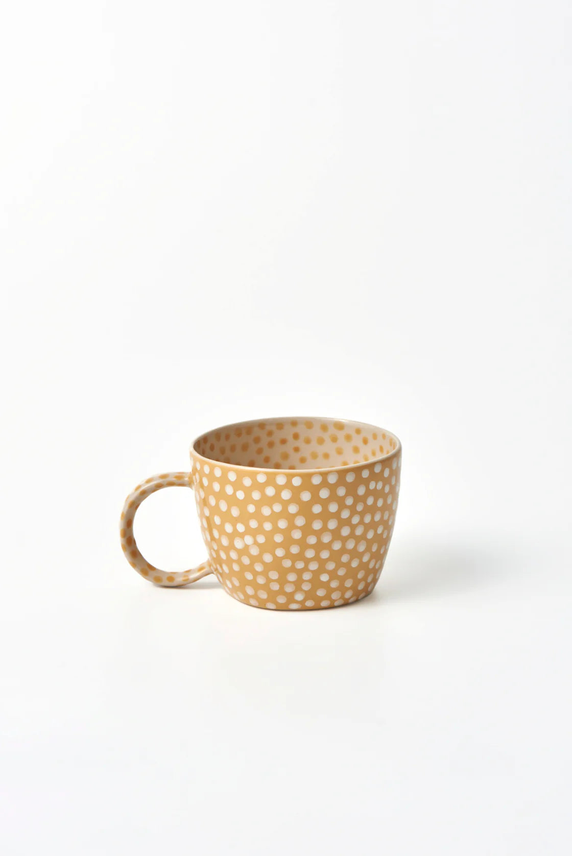 JONES & CO CHINO MUG MUSTARD SPRINKLE | THE IVY PLANT STUDIO