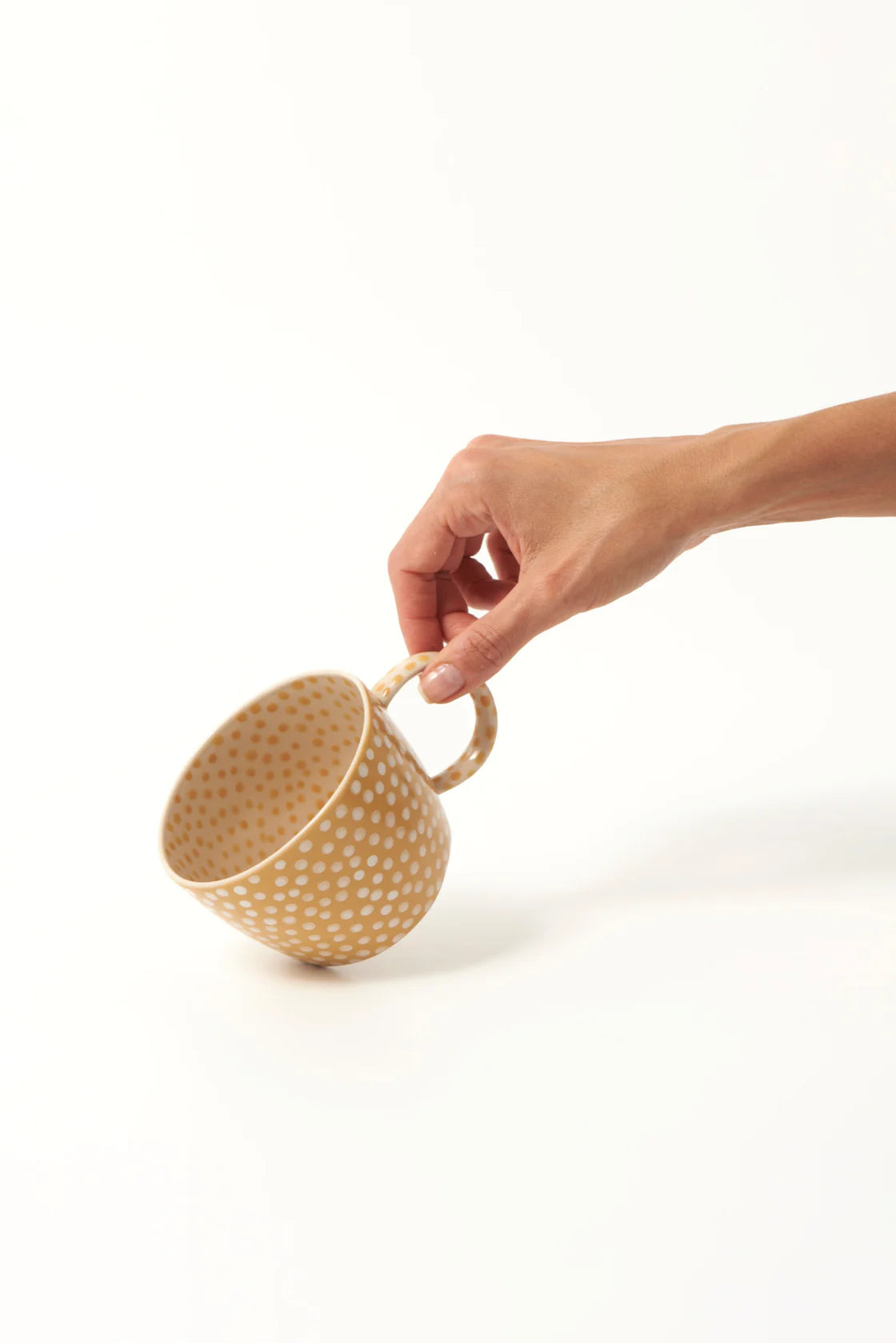 JONES & CO CHINO MUG MUSTARD SPRINKLE | THE IVY PLANT STUDIO