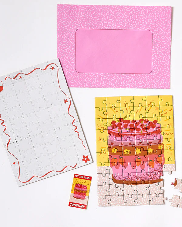 Journey Of Something GREETING CARD PUZZLE - SWEET BIRTHDAY | The Ivy Plant Studio