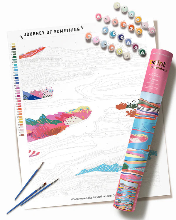 Journey Of Something LAKE WINDERMERE - PAINT BY NUMBERS | The Ivy Plant Studio