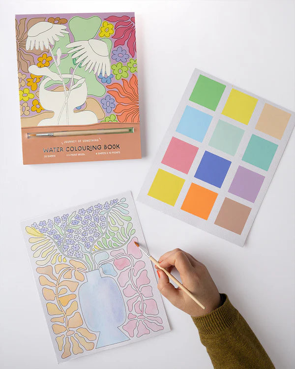 Journey Of Something WATERCOLOUR PAINTING BOOK | The Ivy Plant Studio