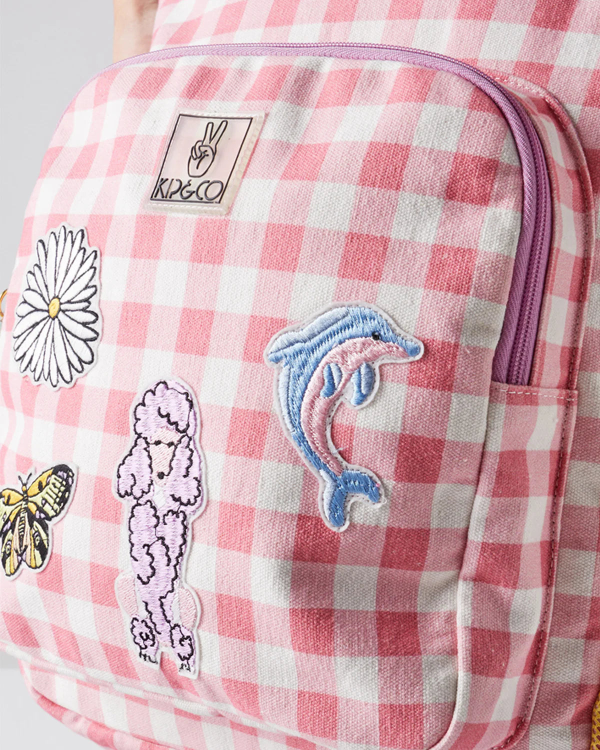 KIP & CO FUNTIMES GINGHAM BACKPACK | The Ivy Plant Studio