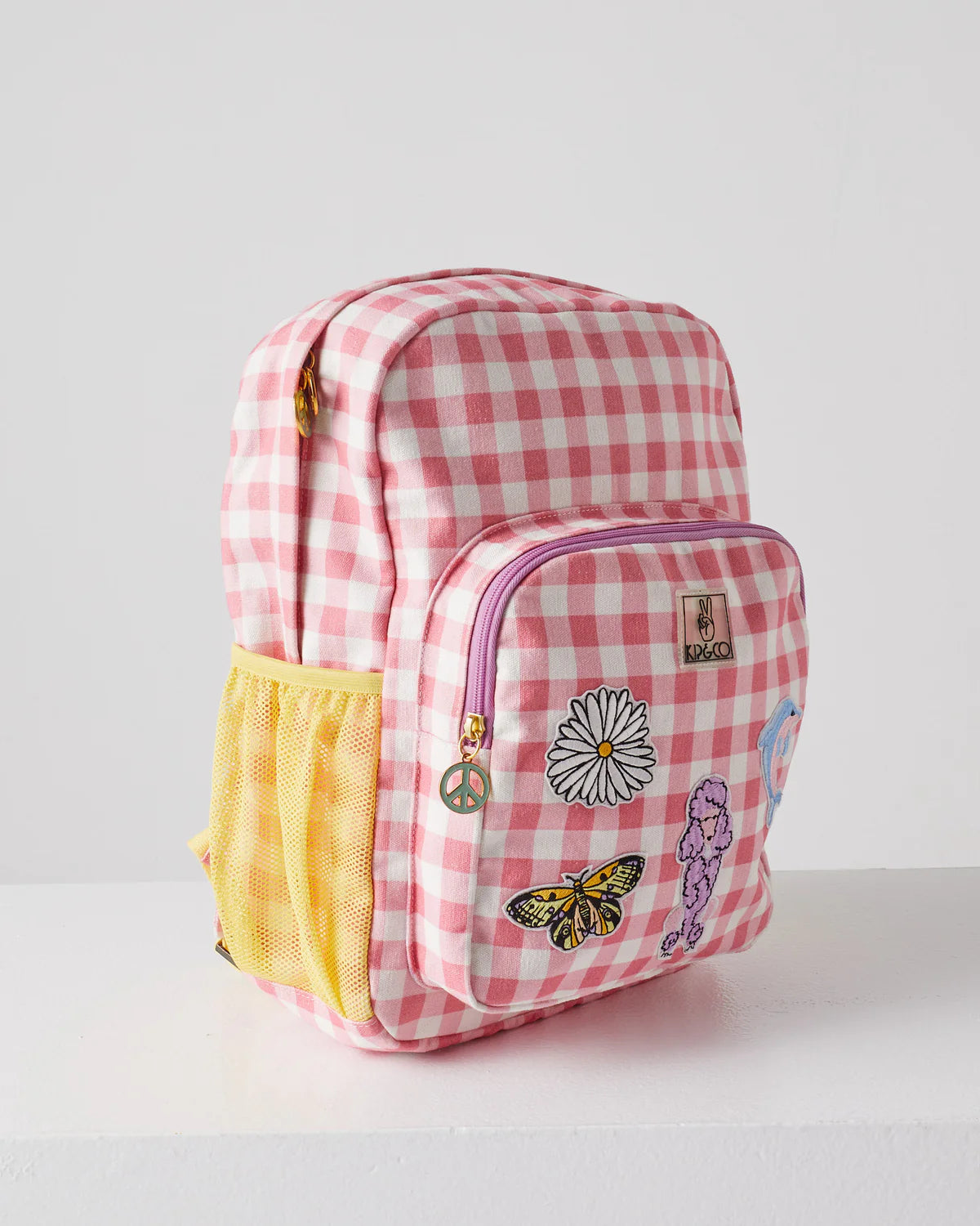 KIP & CO FUNTIMES GINGHAM BACKPACK | The Ivy Plant Studio