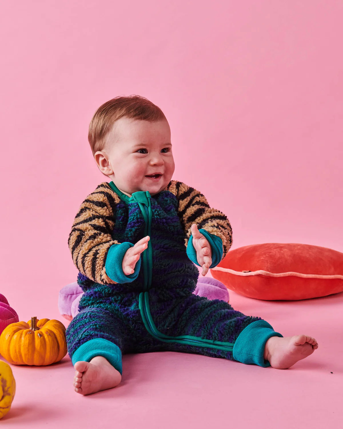 Kip & Co CRUSADER SHERPA LONG SLEEVE ZIP ROMPER| The Ivy Plant Studio