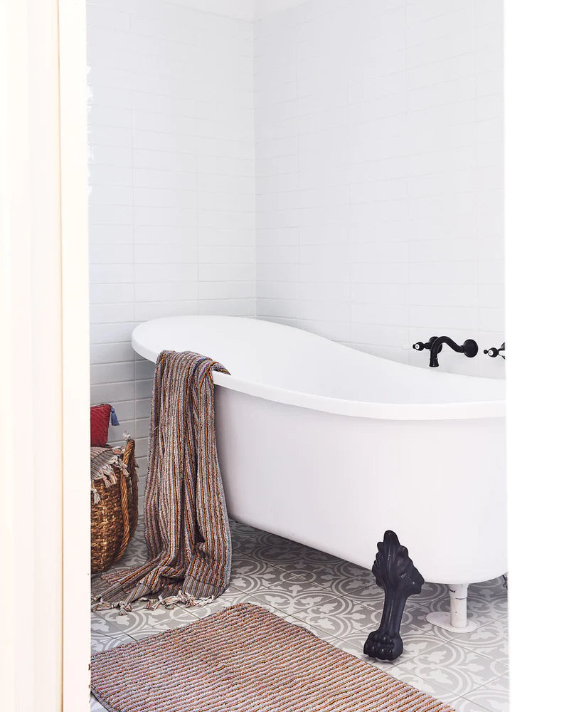 Kip & Co FINE LINES TURKISH BATH TOWEL | The Ivy Plant Studio