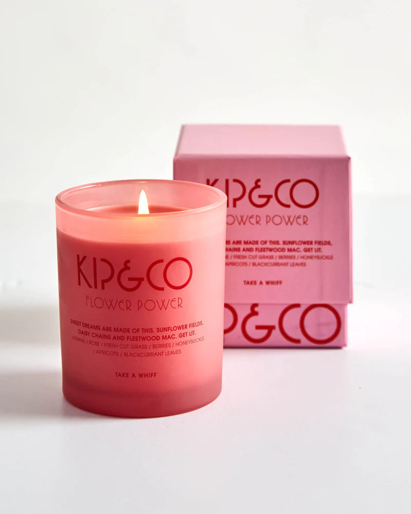 Kip & Co FLOWER POWER CANDLE, the ivy plant studio