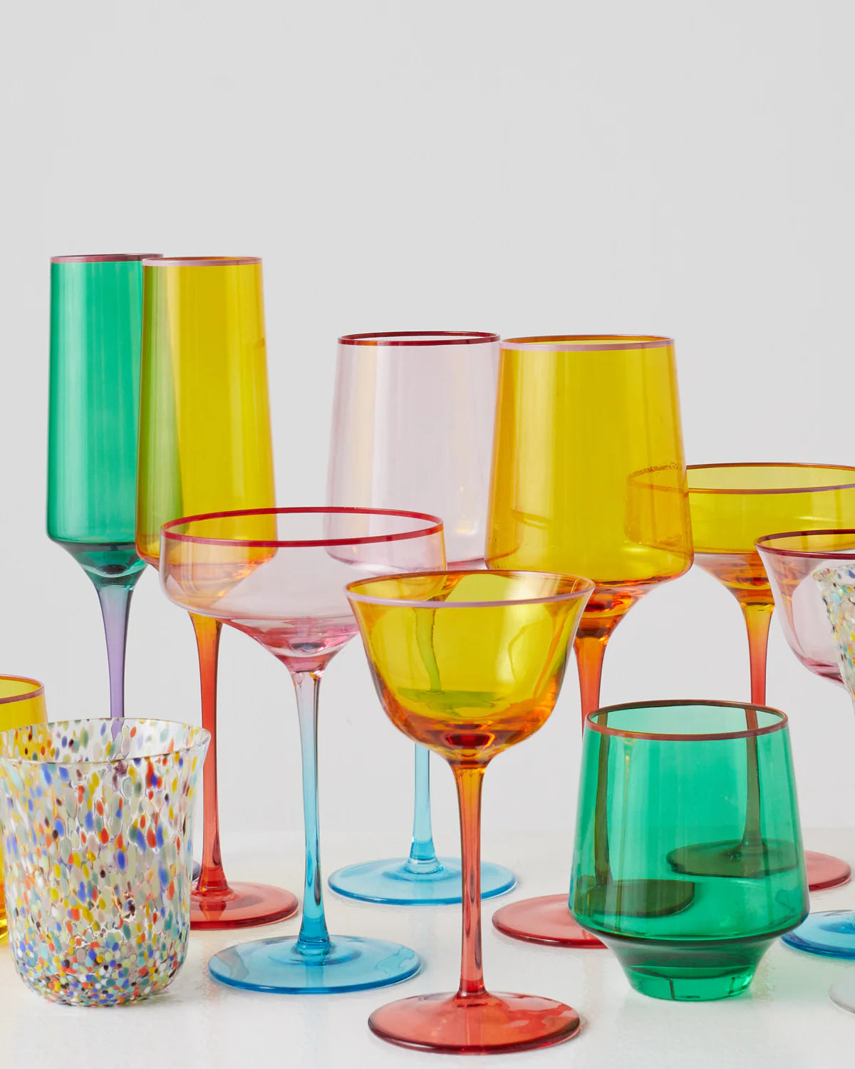 Tropical Punch VINO Glass 2Pc Set