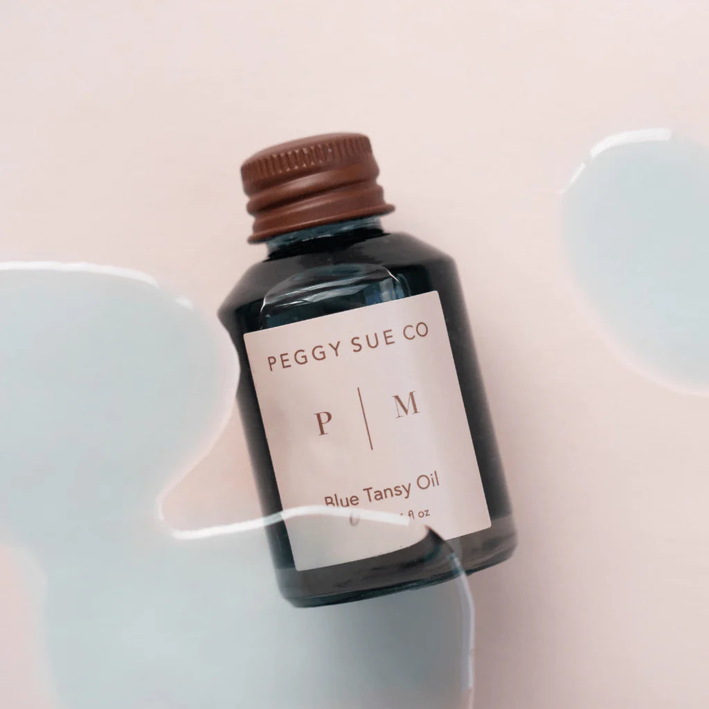 Peggy Sue Blue Tansy Oil, Body Oil, Face Oil, Blue Tansy, The Ivy Plant Studio