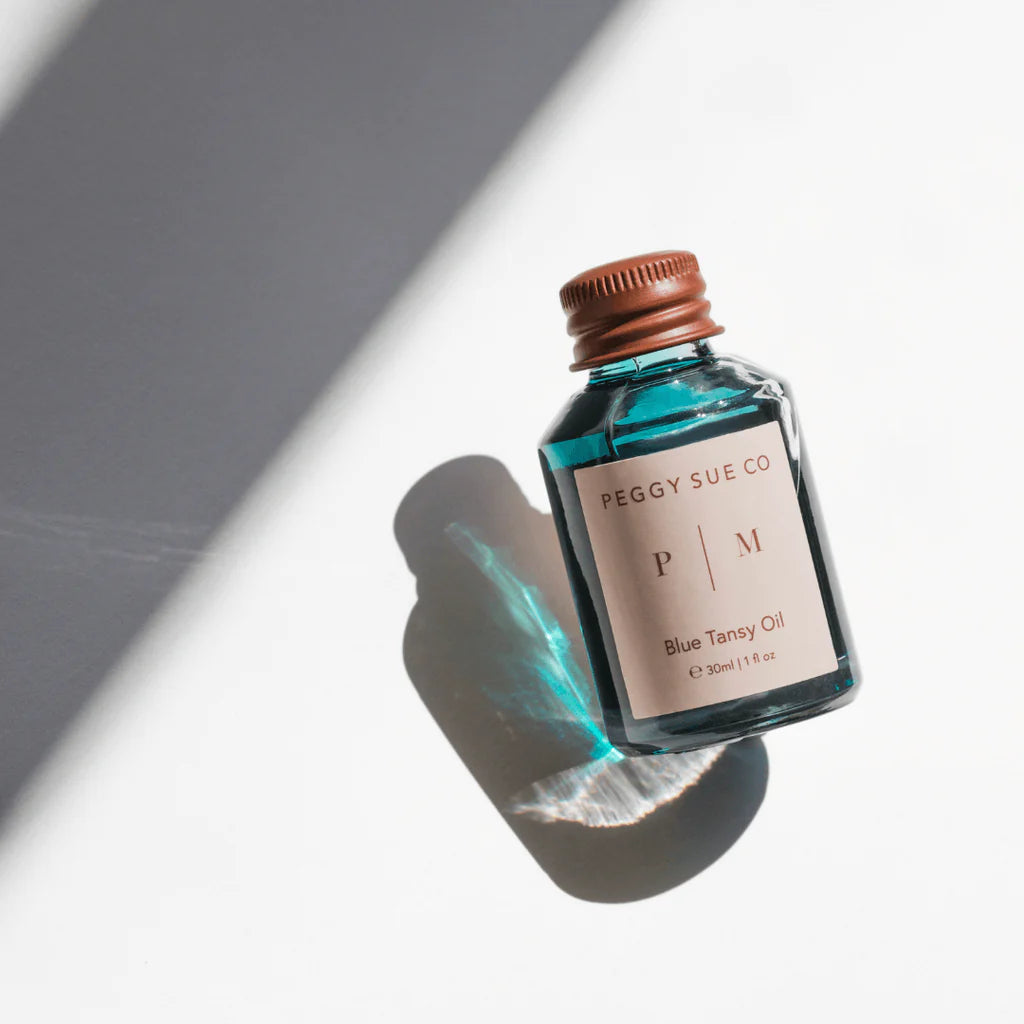 Peggy Sue Blue Tansy Oil, Body Oil, Face Oil, Blue Tansy, The Ivy Plant Studio