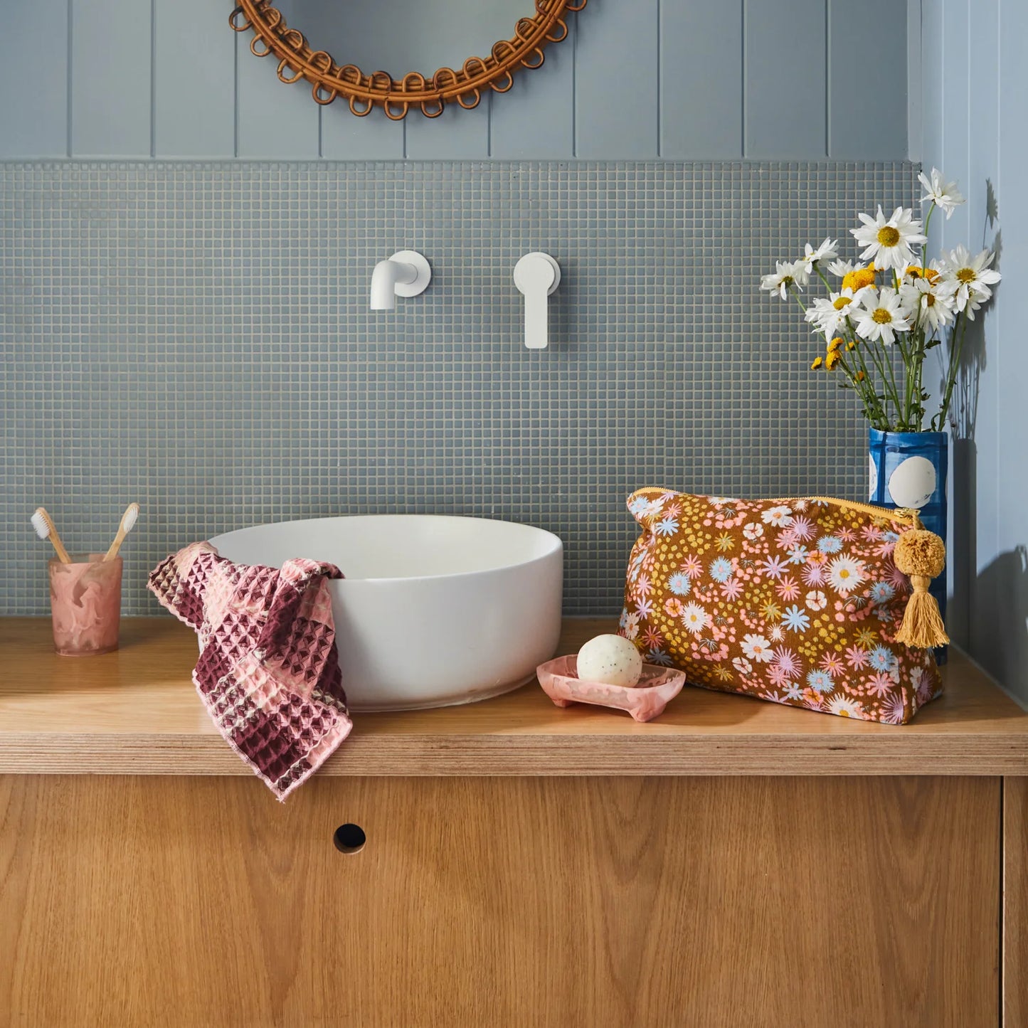 SAGE X CLARE HAYFOLK COSMETIC BAG | THE IVY PLANT STUDIO