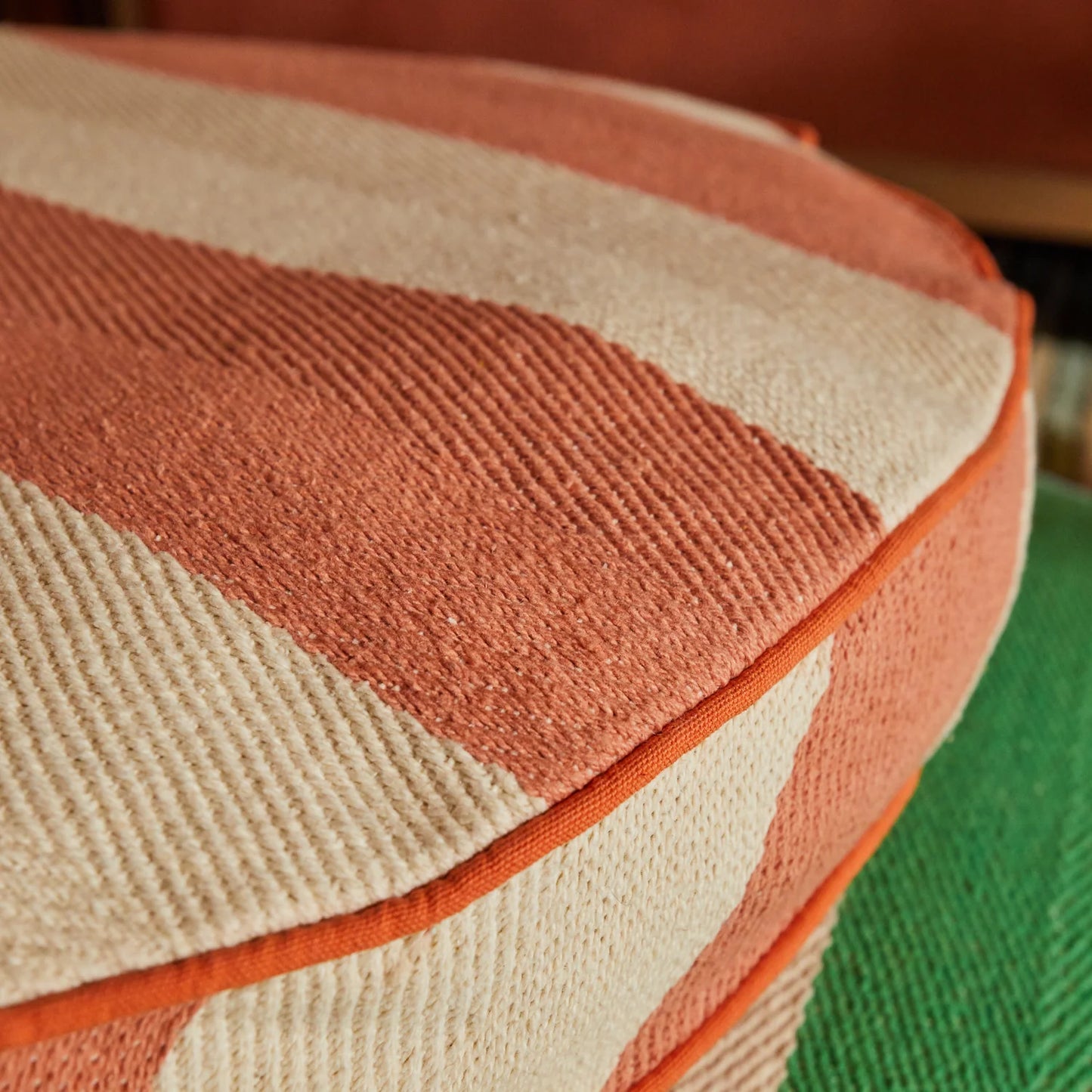 SAGE X CLARE PALO ALTO FLOOR CUSHION - CAYENNE | THE IVY PLANT STUDIO