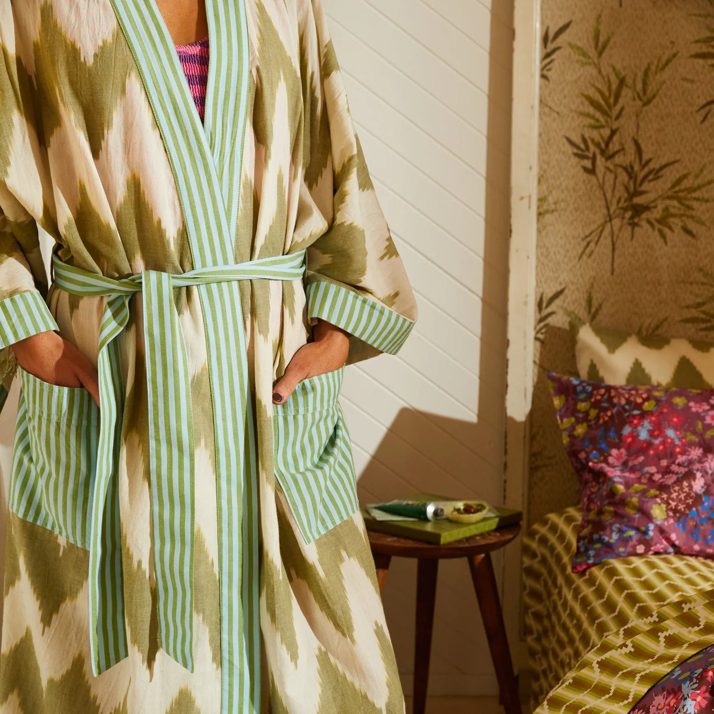 SAGE X CLARE TIYA COTTON ROBE | THE IVY PLANT STUDIO