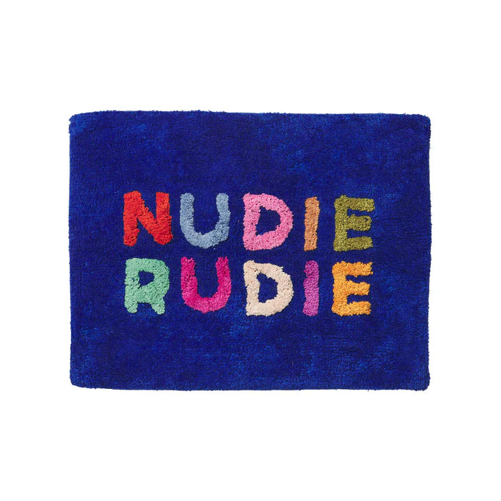 Sage X Clare NUDIE RUDIE BATH MAT MINI - LAPIS | The Ivy Plant Studio