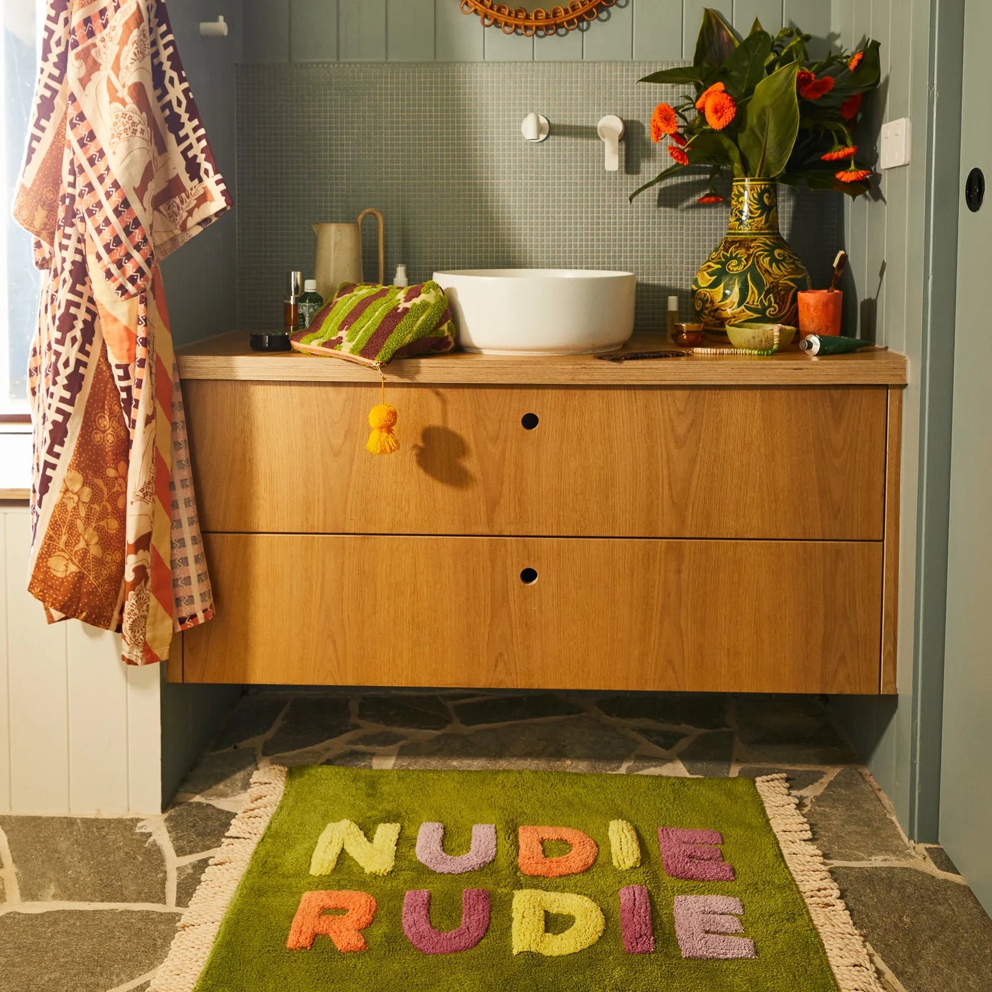 Sage X Clare SHAILI NUDIE BATH MAT | The Ivy Plant Studio