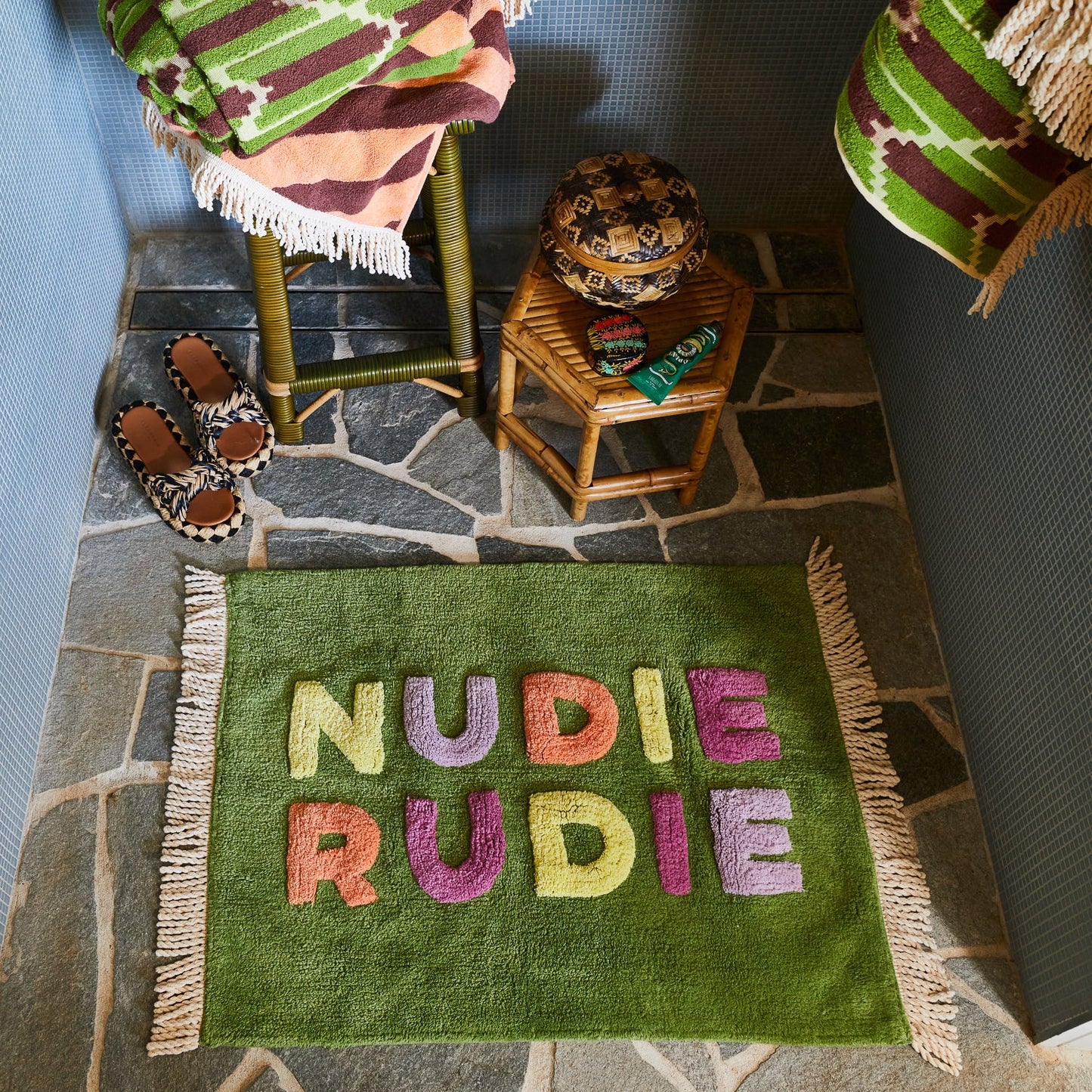 Sage X Clare SHAILI NUDIE BATH MAT | The Ivy Plant Studio