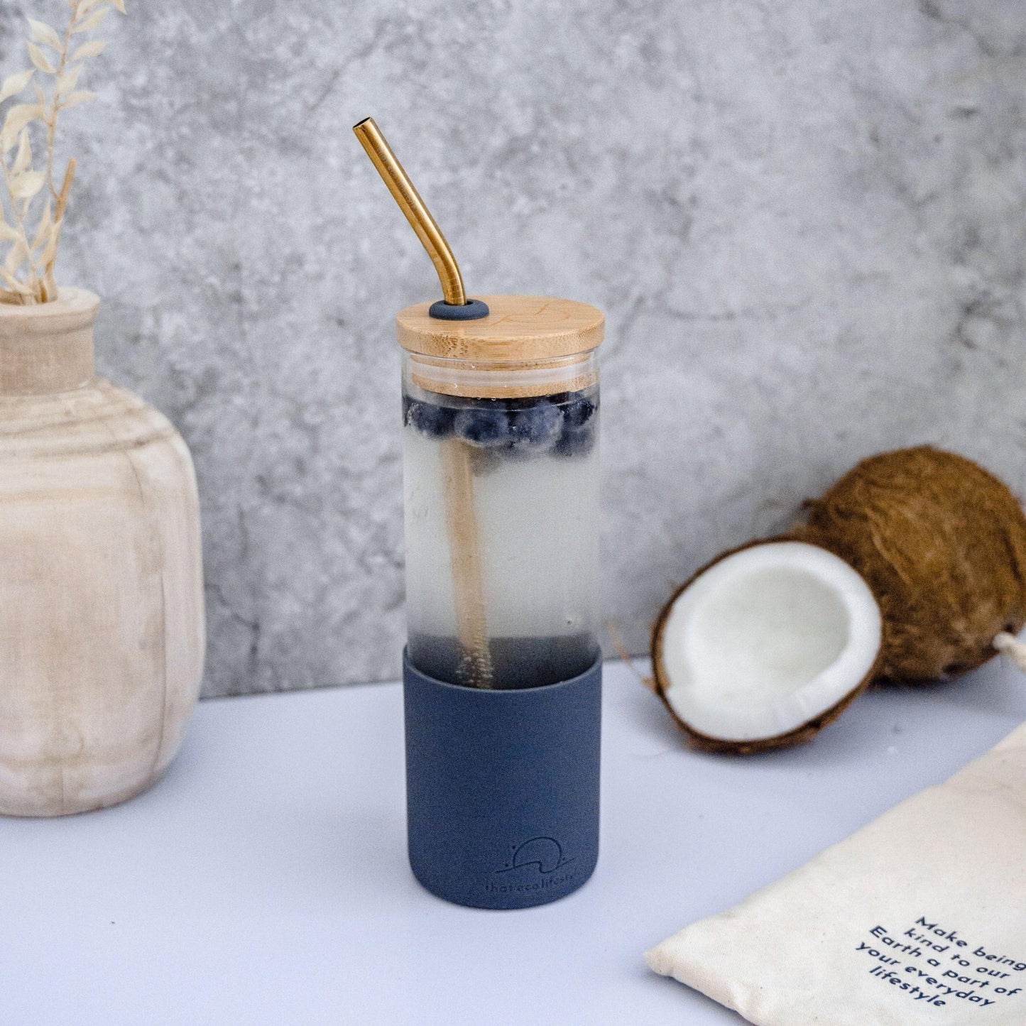 That Eco Lifestyle Deep Ocean Smoothie Tumbler