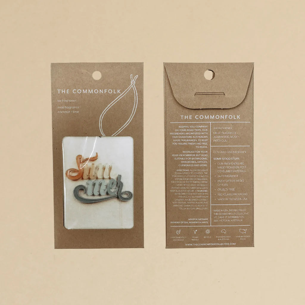 The Commonfolk Collective Summer Air Freshener - Mali | The Ivy Plant Studio