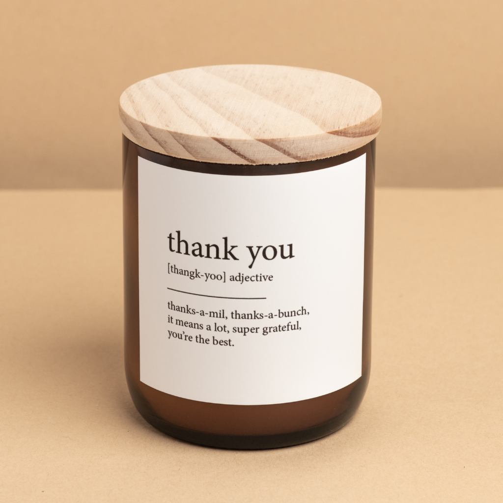 The Commonfolk Collective Thank You - Candle | The Ivy Plant Studio