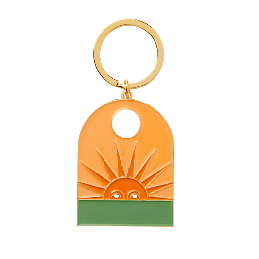 Cai & Jo Setting Sun Keychain | The Ivy Plant Studio 