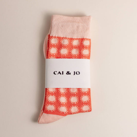 Cai & Jo Sunshine socks | The Ivy Plant Studio 