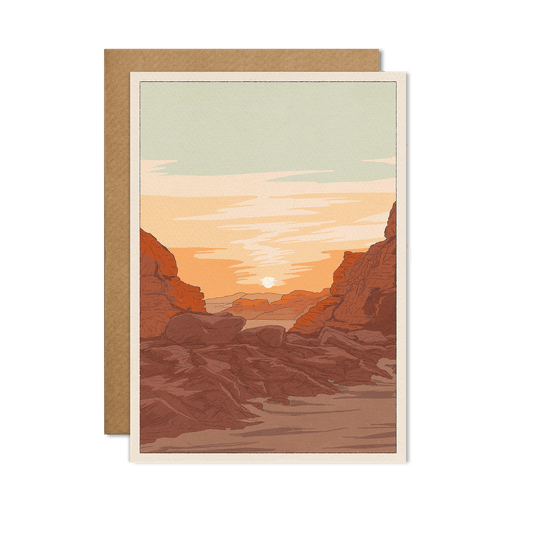 Cai & Jo Aeolian Sunrise Card | The Ivy Plant Studio 