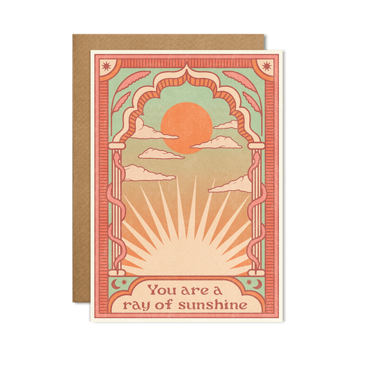 Cai & Jo You are a ray of sunshine Card | The Ivy Plant Studio 