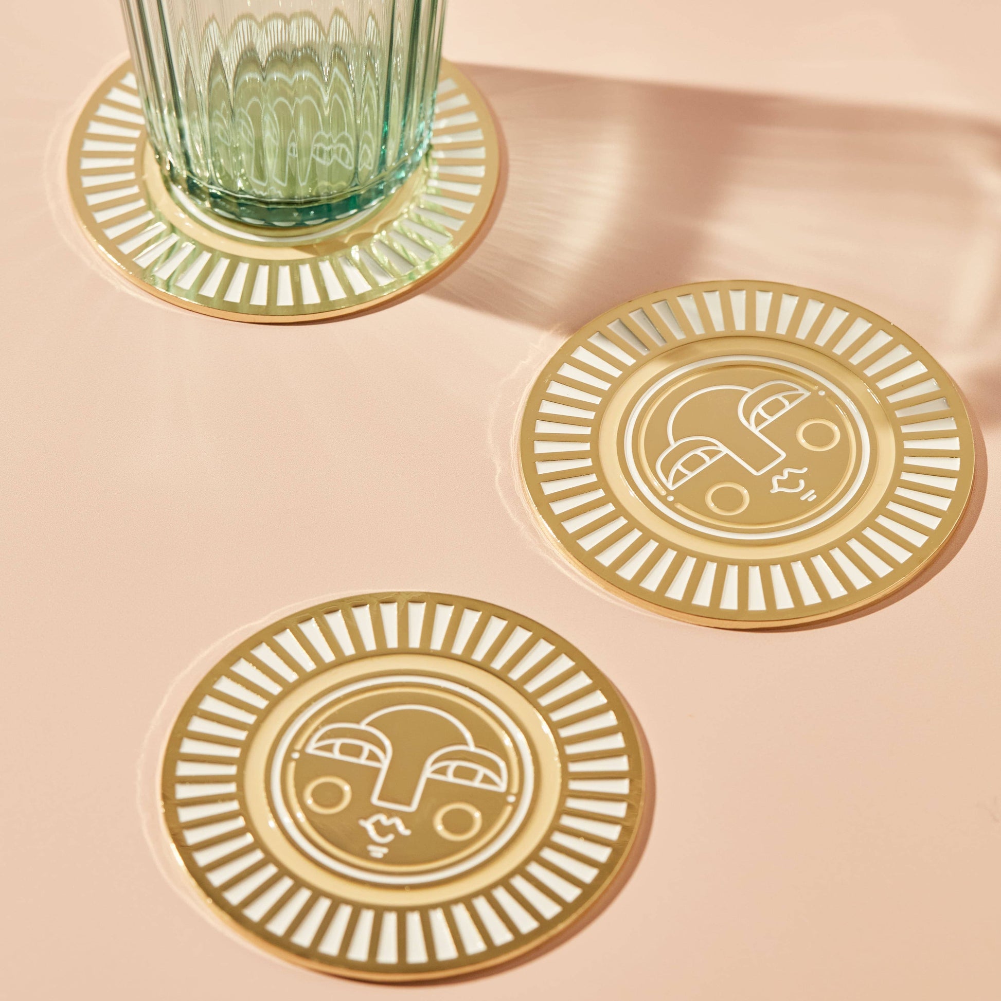 Cai & Jo The Sol Coaster in warm beige | The Ivy Plant Studio 