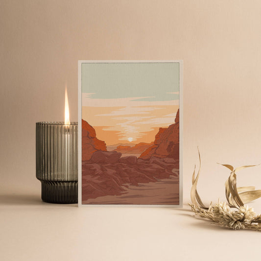 Cai & Jo Aeolian Sunrise Card | The Ivy Plant Studio 