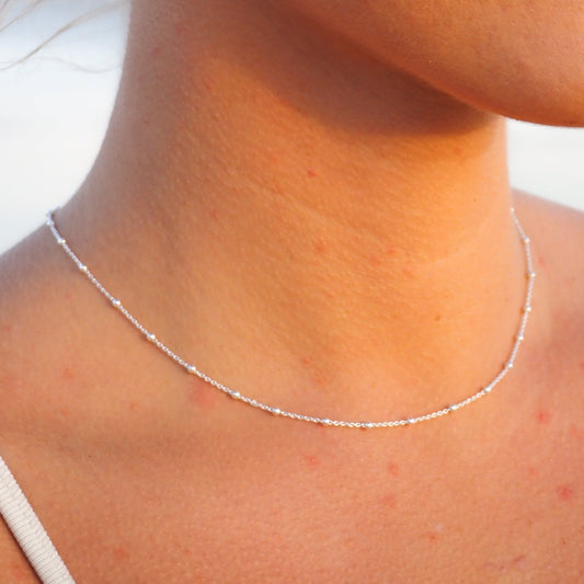 Alesi Creative Ada Necklace Silver | The Ivy Plant Studio