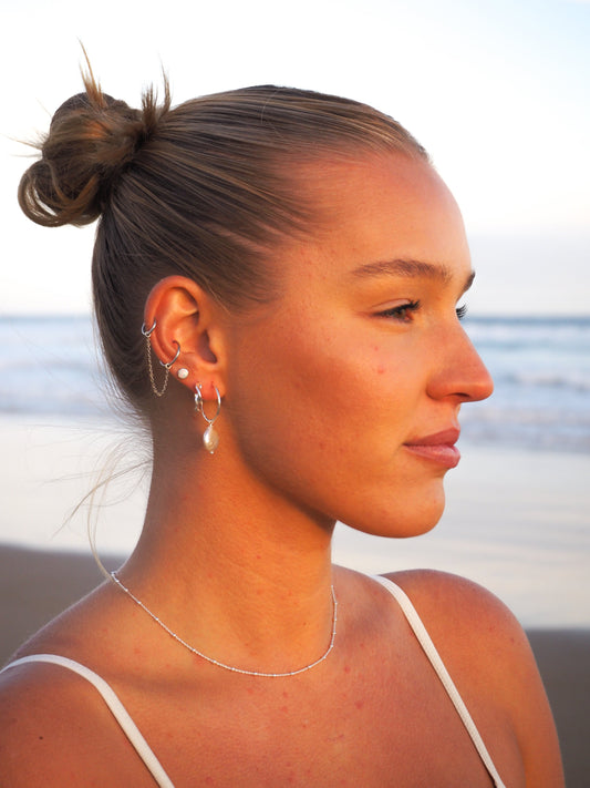Alesi Creative Ada Necklace Silver | The Ivy Plant Studio
