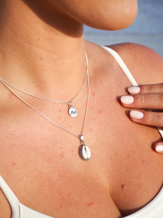 Alesi Creative Swell Necklace Silver | The Ivy Plant Studio